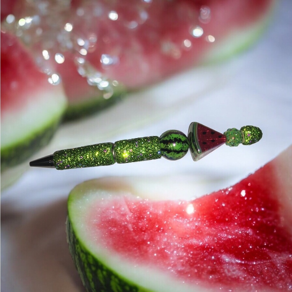 Watermelon Decorative Rhinestone Pen